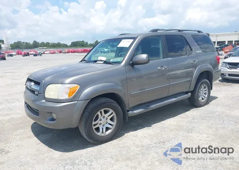 2005 Toyota Sequoia Limited V8 from USA, damaged, VIN 5TDZT38A85S251382